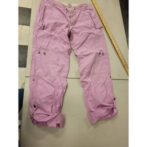 GAP Capri Pants Womens Size 8 Pink Drawstring Casual‎ Trousers Bottoms